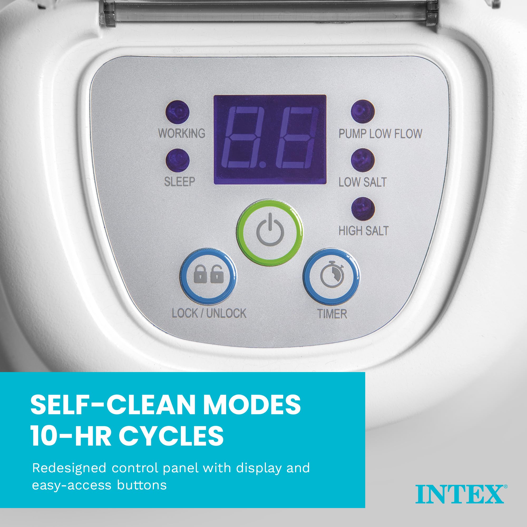 Amazon.com : INTEX Krystal Clear Saltwater Pool Chlorine System